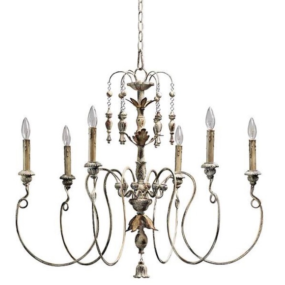 Quorum International Salento 32” 6 Light Chandelier - Picture 1 of 4